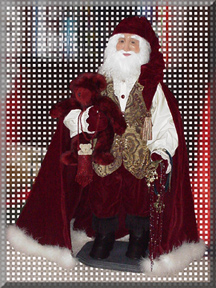 Burgundy Santa