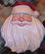 Smiling Santa, by Les Ramsey