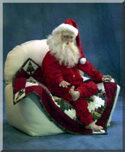 Santa with Sore Feet, by Jill Cullimore
